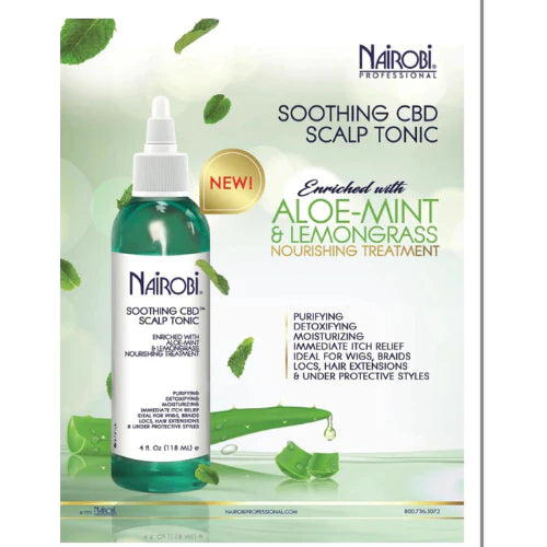 Nairobi Soothing CBD Scalp Tonic 4oz